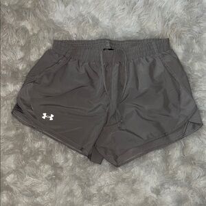 Under Armour Gray Women's Athletic Running Shorts